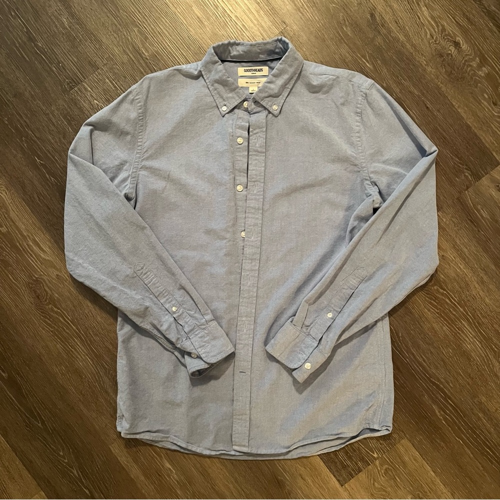 Slim-Fit Long-Sleeve Oxford Shirt | Goodthreads